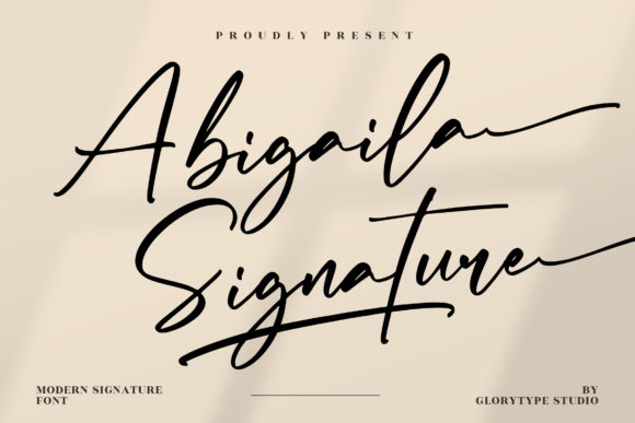 Abigaila Signature: A Refined Typeface for Editorial Design