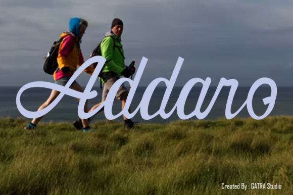 Addaro Font: A Handwritten Typeface for Makers