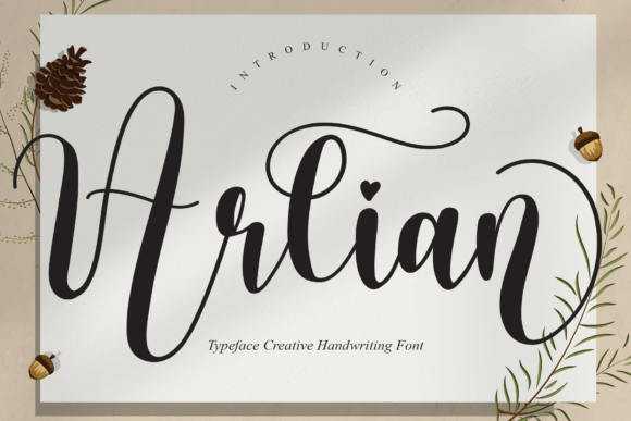 Arlian: A Refined Script Font for Web Design