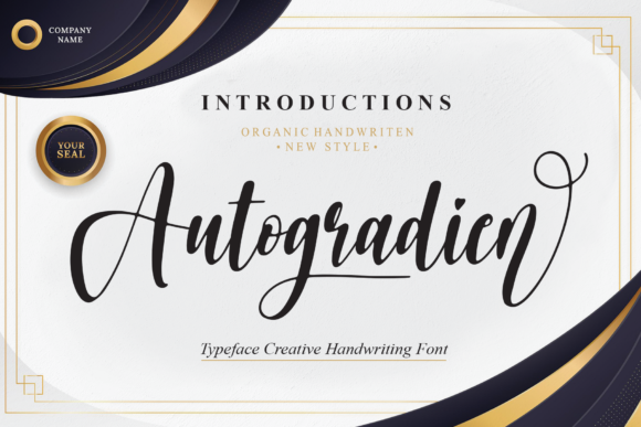 Autogradien: The Handwritten Font for Bold Branding