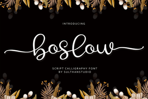 Boslow Font: Elevate Your Brand Typography