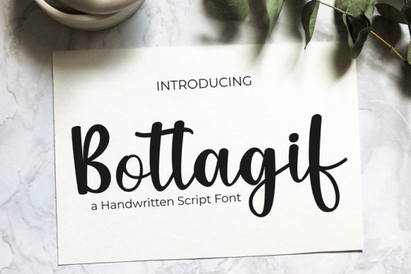 Bottagif Font for Modern Web Design