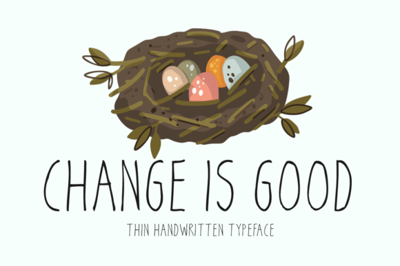 Change is Good: A Handwritten Font for Crafters