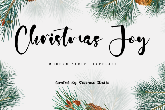 Christmas Joy Font for Handmade Makers