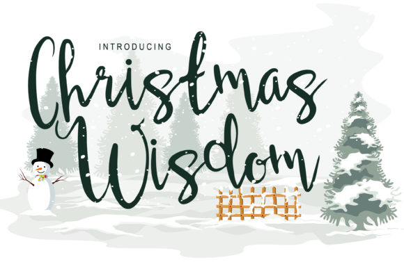 Christmas Wisdom: A Premium Script Font for Branding