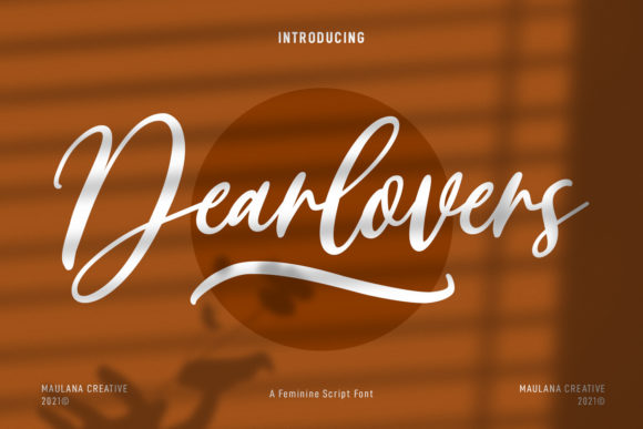 Dearlovers: A Handwritten Font for Editorial Design