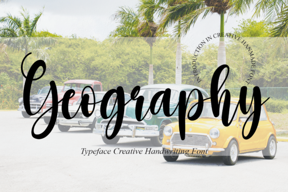 Geography: A Handwritten Font for Modern Web Design