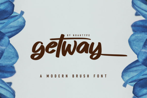 Getway: A Modern Script Font for Web Design