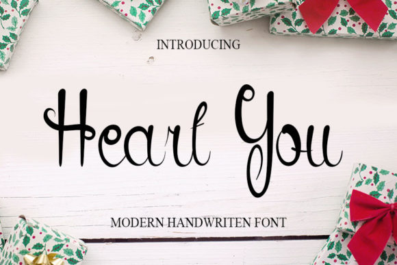 Heart You: A Handwritten Font for Modern Web Design