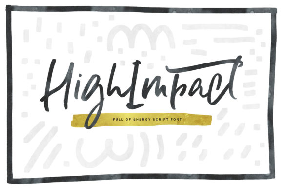 High Impact: A Script Font for Modern Web Design
