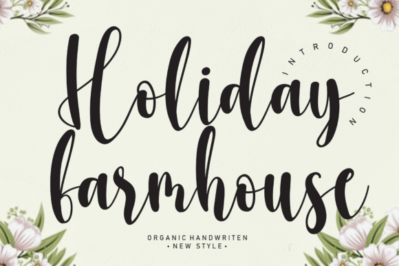 Holiday Farmhouse: A Handwritten Font for Bold Branding