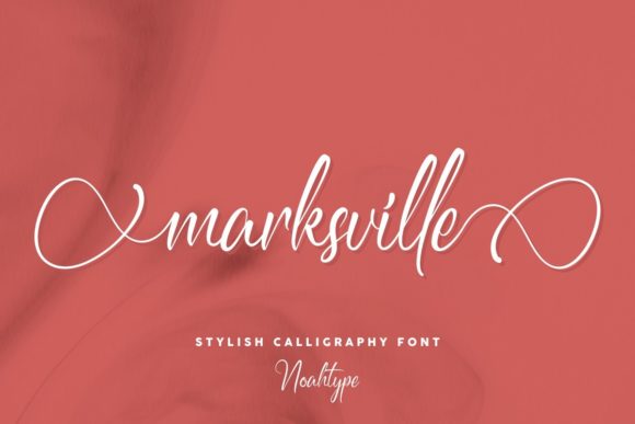 Marksville: An Elegant Script Font for Editorial Design