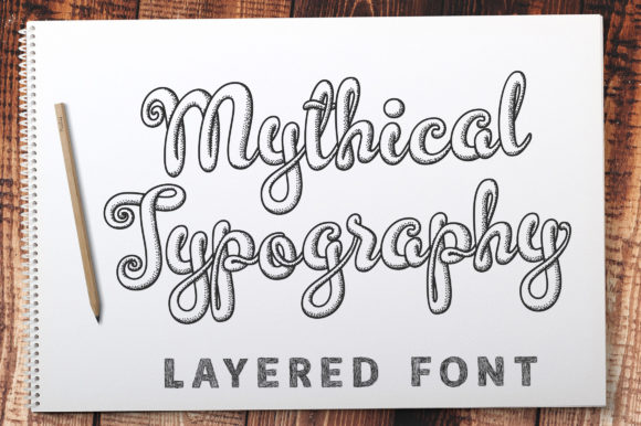 Mythical Typography: Elevate Your Brand With This Elegant Script Font