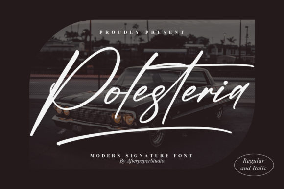 Polesteria: A Handwritten Font for Modern Web Design