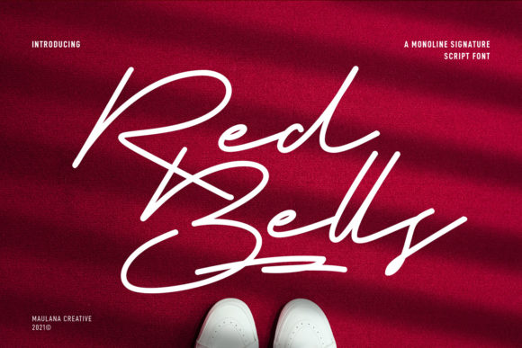 Red Bells: A Stylish Script Font for Campaigns