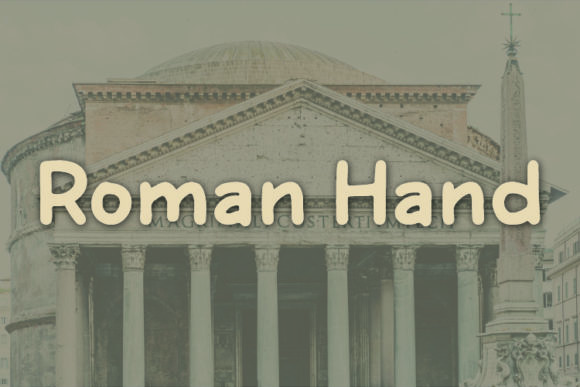 Roman Hand: A Natural Typeface for Web Design