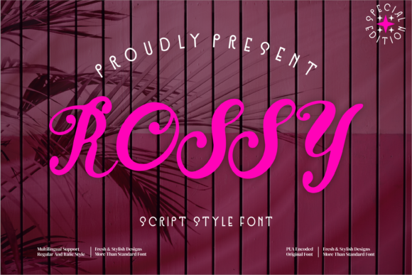 Rossy Font: Elegant Script for Crafters