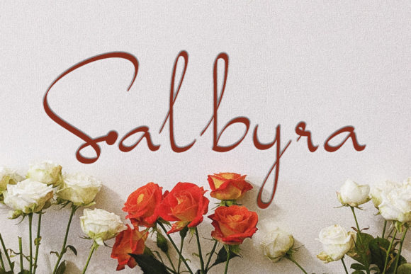Salbyra: A Refined Script Font for Web Design