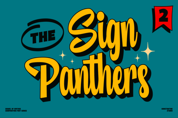 Sign Panthers 2 Typeface for Branding