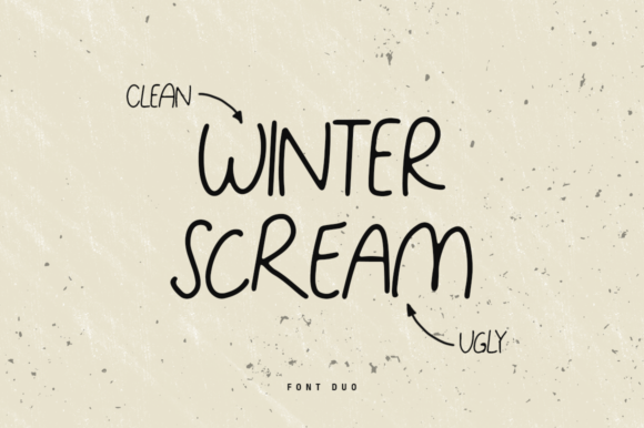 Winter Scream Duo: The Handwritten Font for Marketers